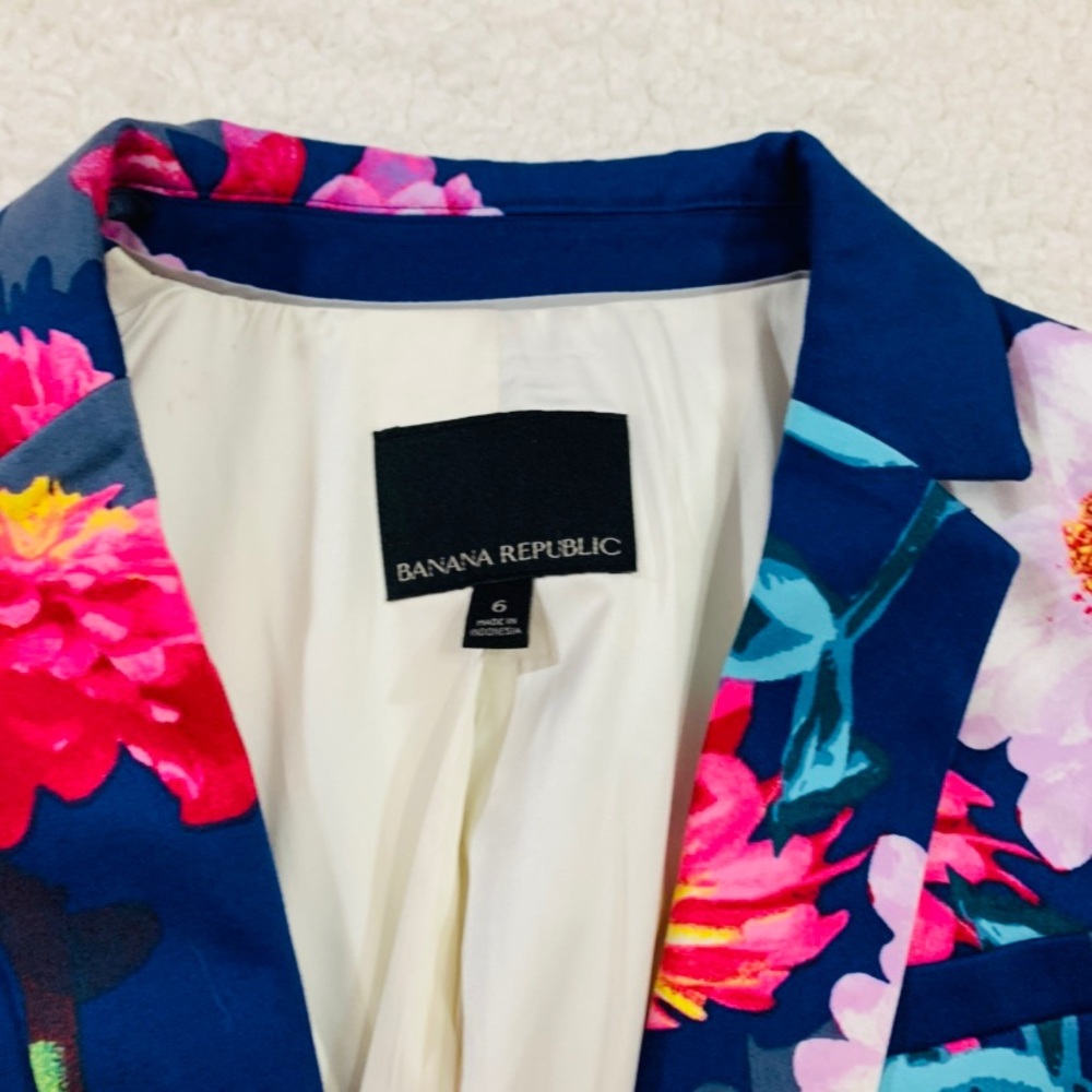 NWOT Banana republic gerber floral blazer jacket - Picture 5 of 7